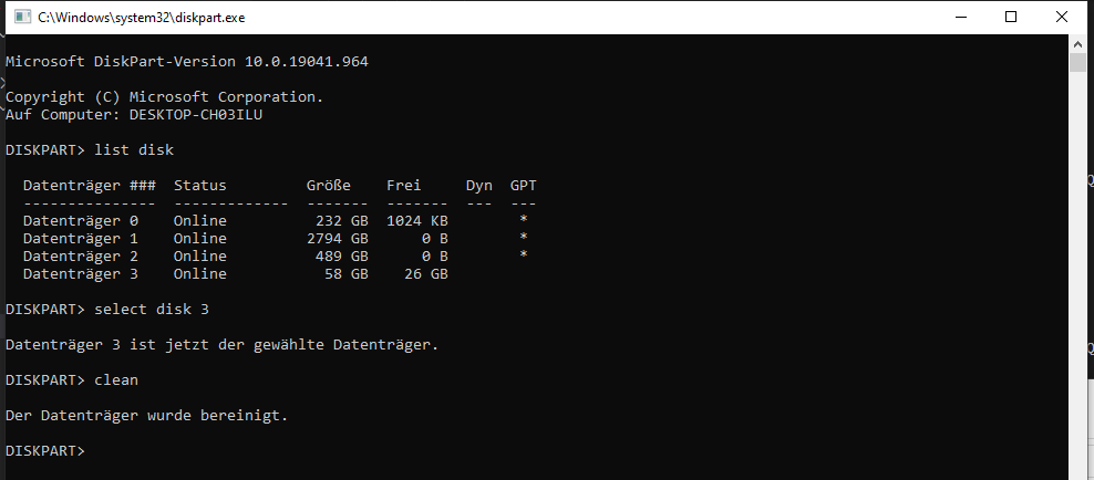 clean_disk