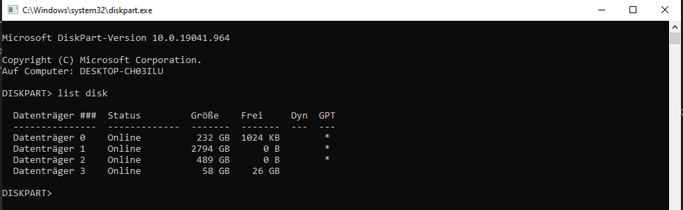 show_all_disks